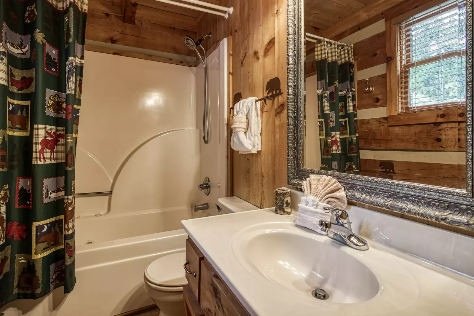 Buck Naked main level bathroom