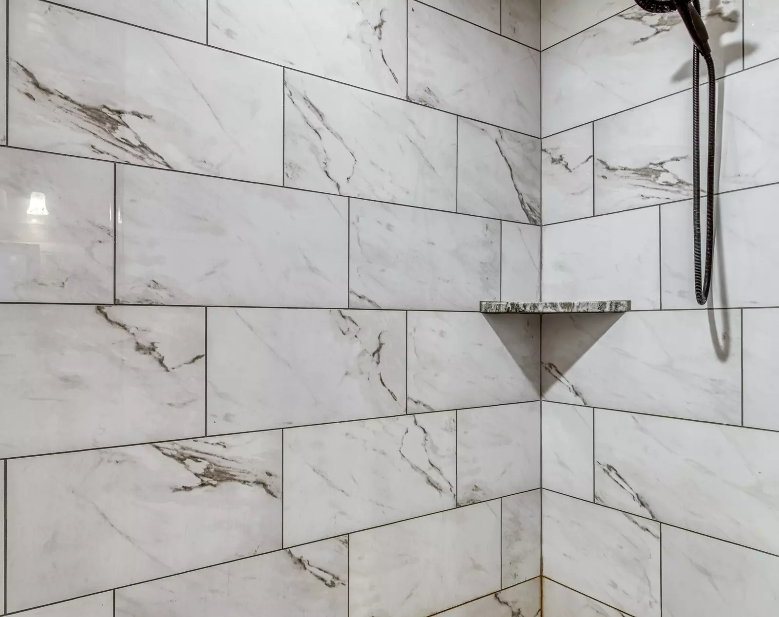 Chasing Views upper level bathroom with walk in shower