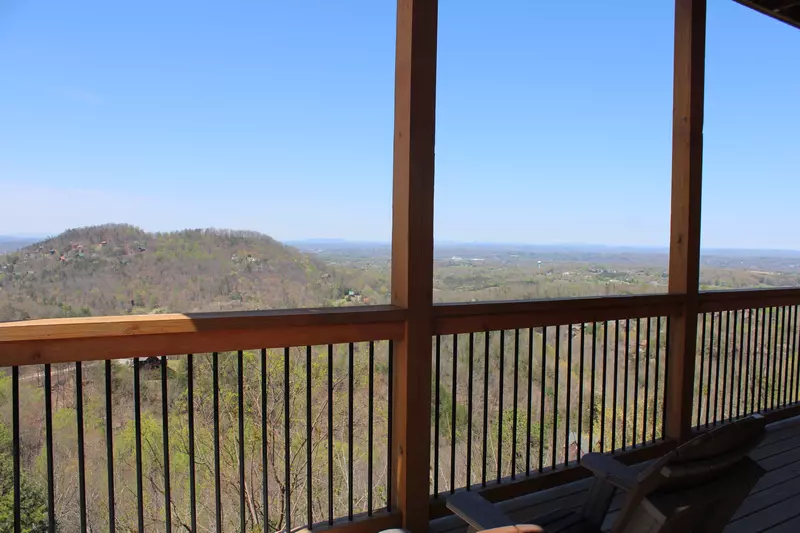 Chasing Views mountain view from deck 
