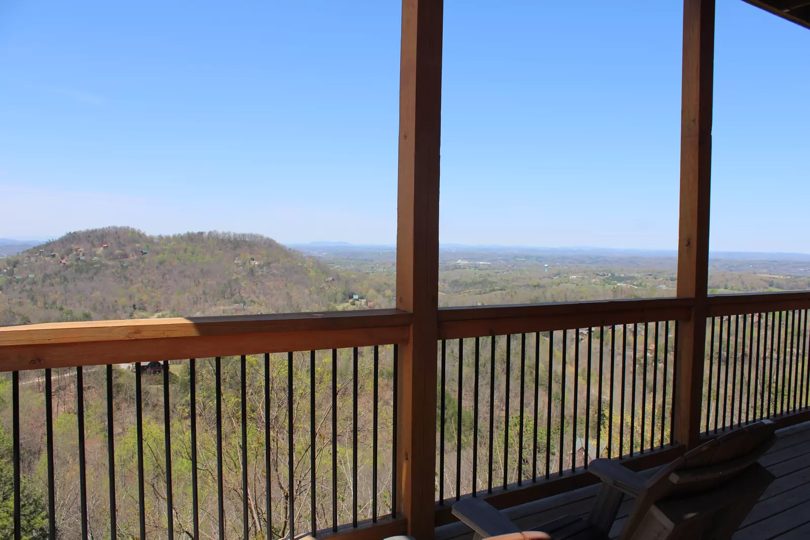 Chasing Views mountain view from deck 