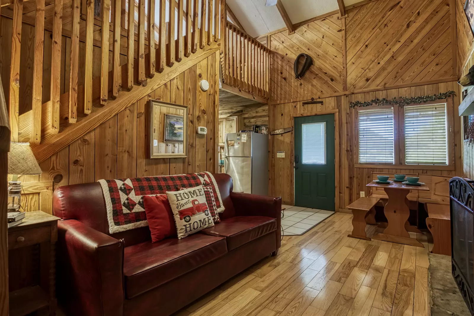 Country Charm living room with sleeper sofa