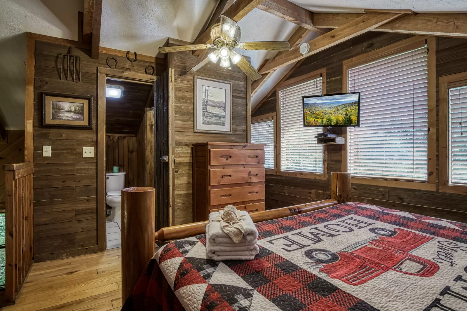 Country Charm upper level bedroom