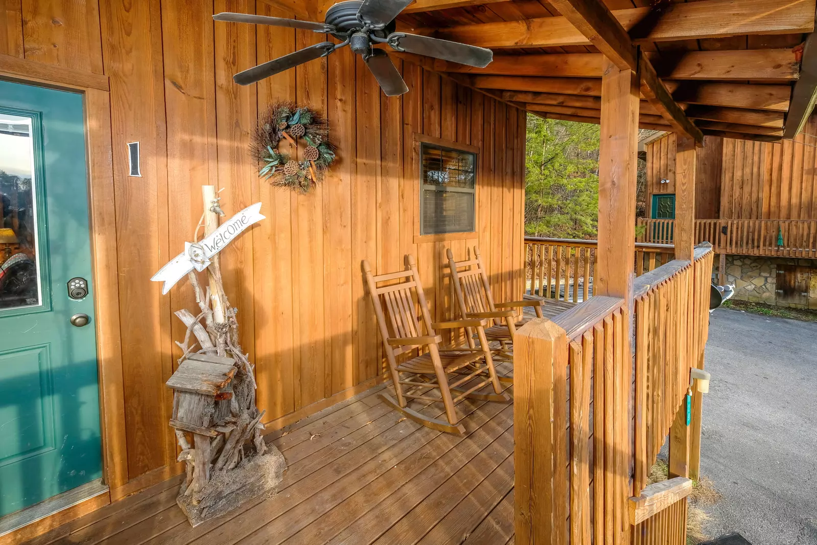 Country Charm wraparound deck