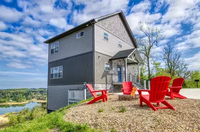 Lake View Therapy fire pit