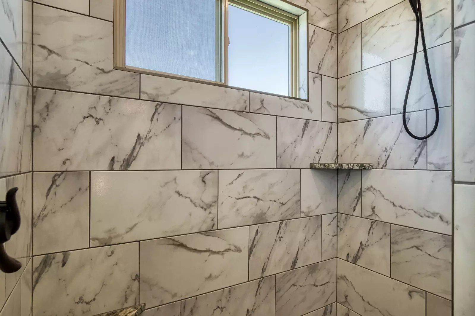 Lake View Therapy upper level bathroom walk in shower