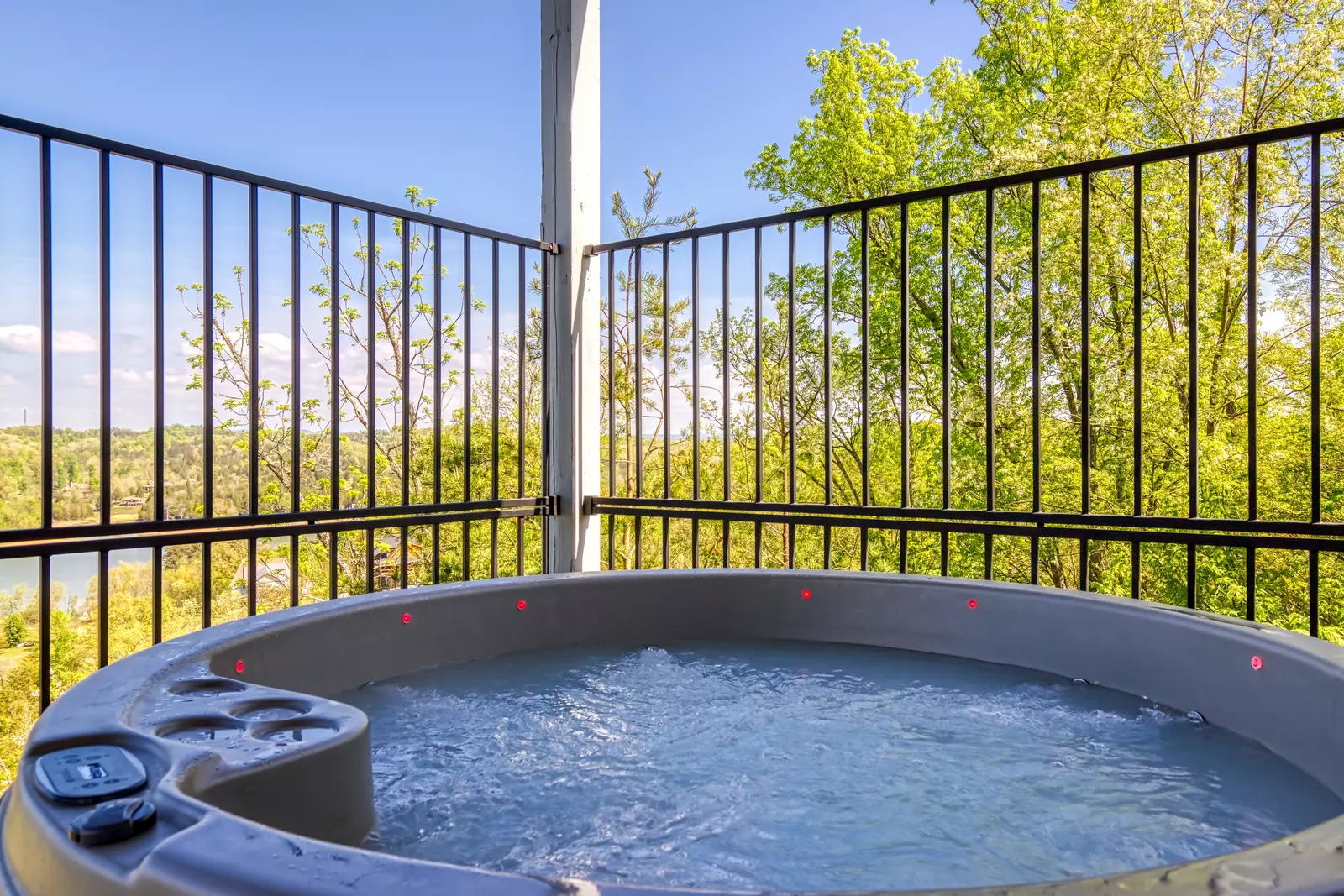 Lake View Therapy hot tub