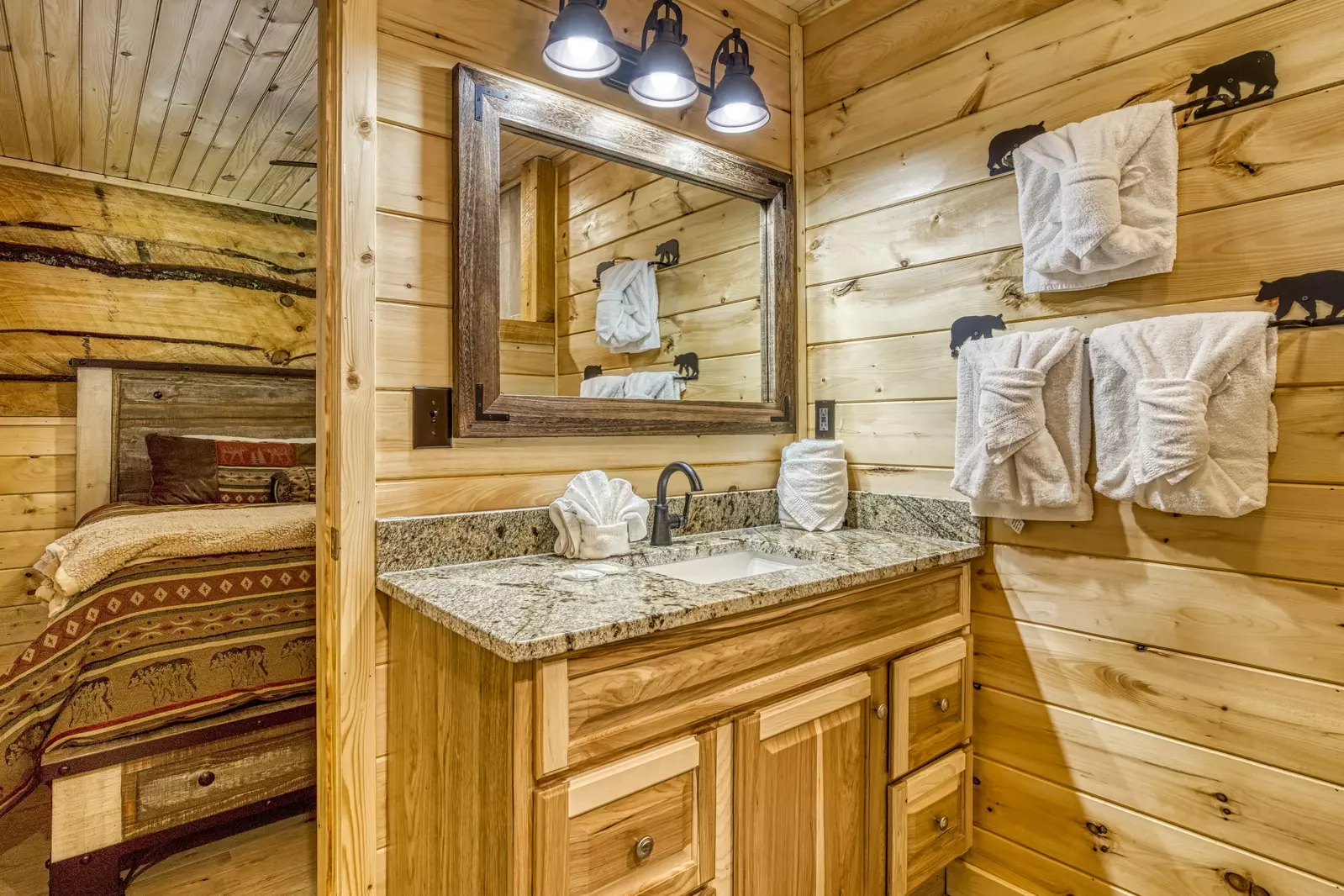 Lakeview bathroom two with single vanity