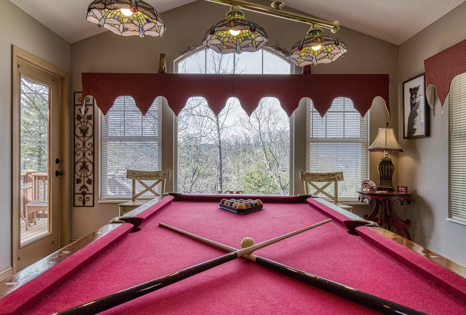 Sunset View Chalet pool table