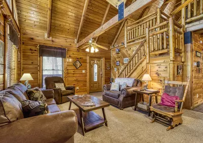 Sweet Dreams living room with rocking chair