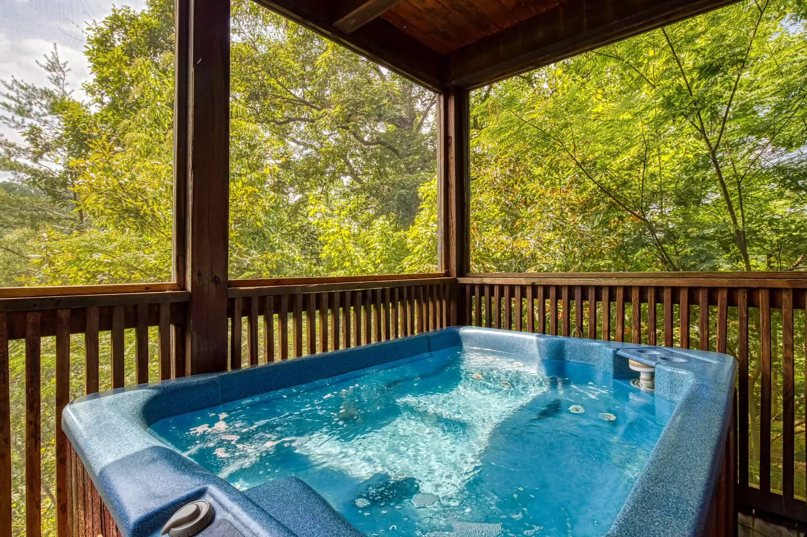 Tennessee Twilight Cabin hot tub
