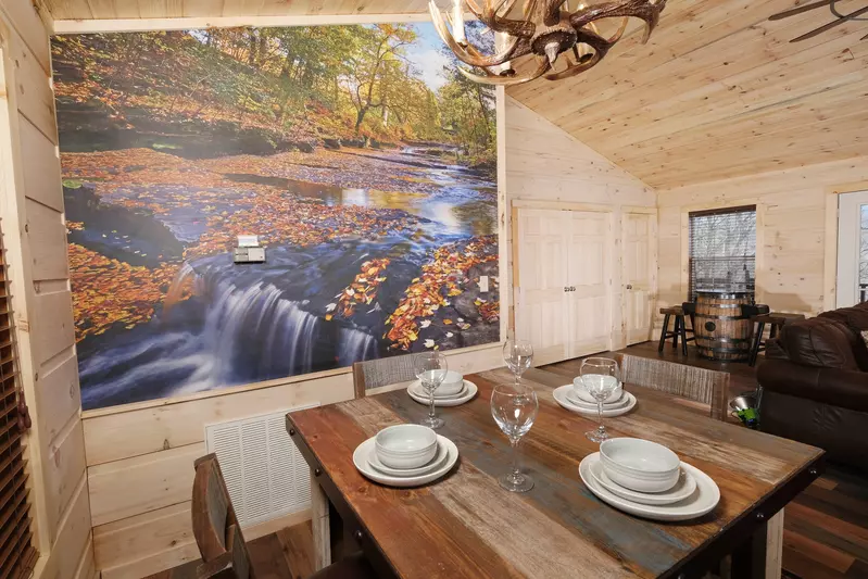 The Hidden End dining table