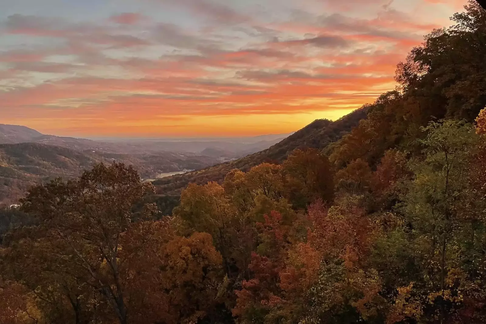 Enjoy sunrise views without even leaving the bed