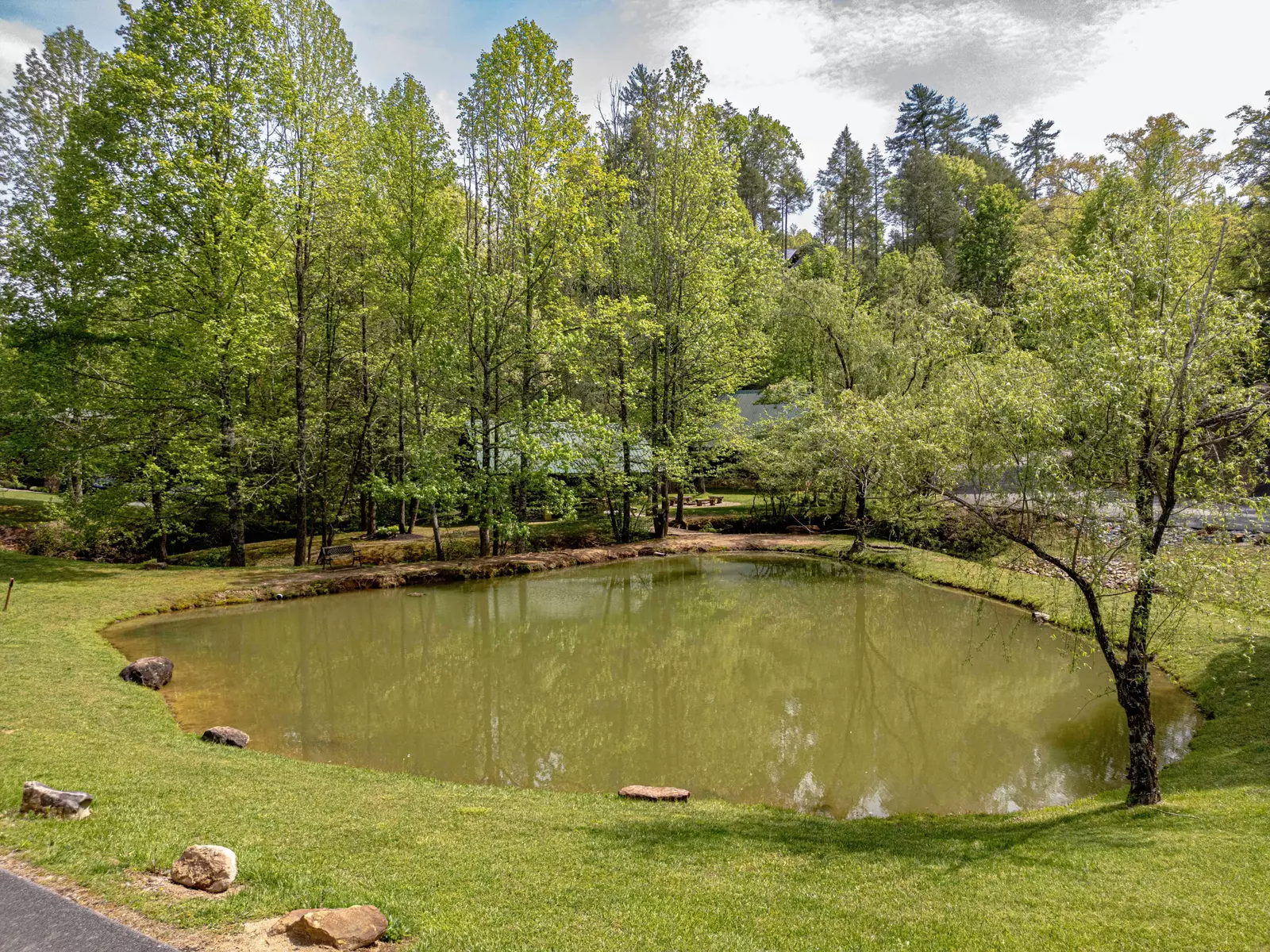 Bring your fishing gear to the catch and release pond in the resort