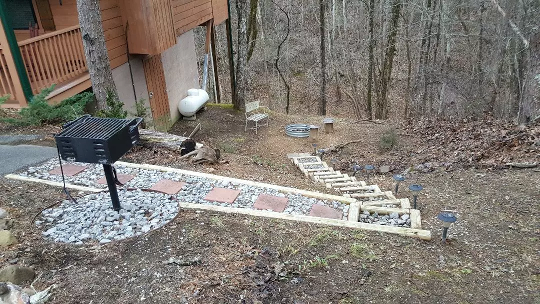 View of Grill and Firepit