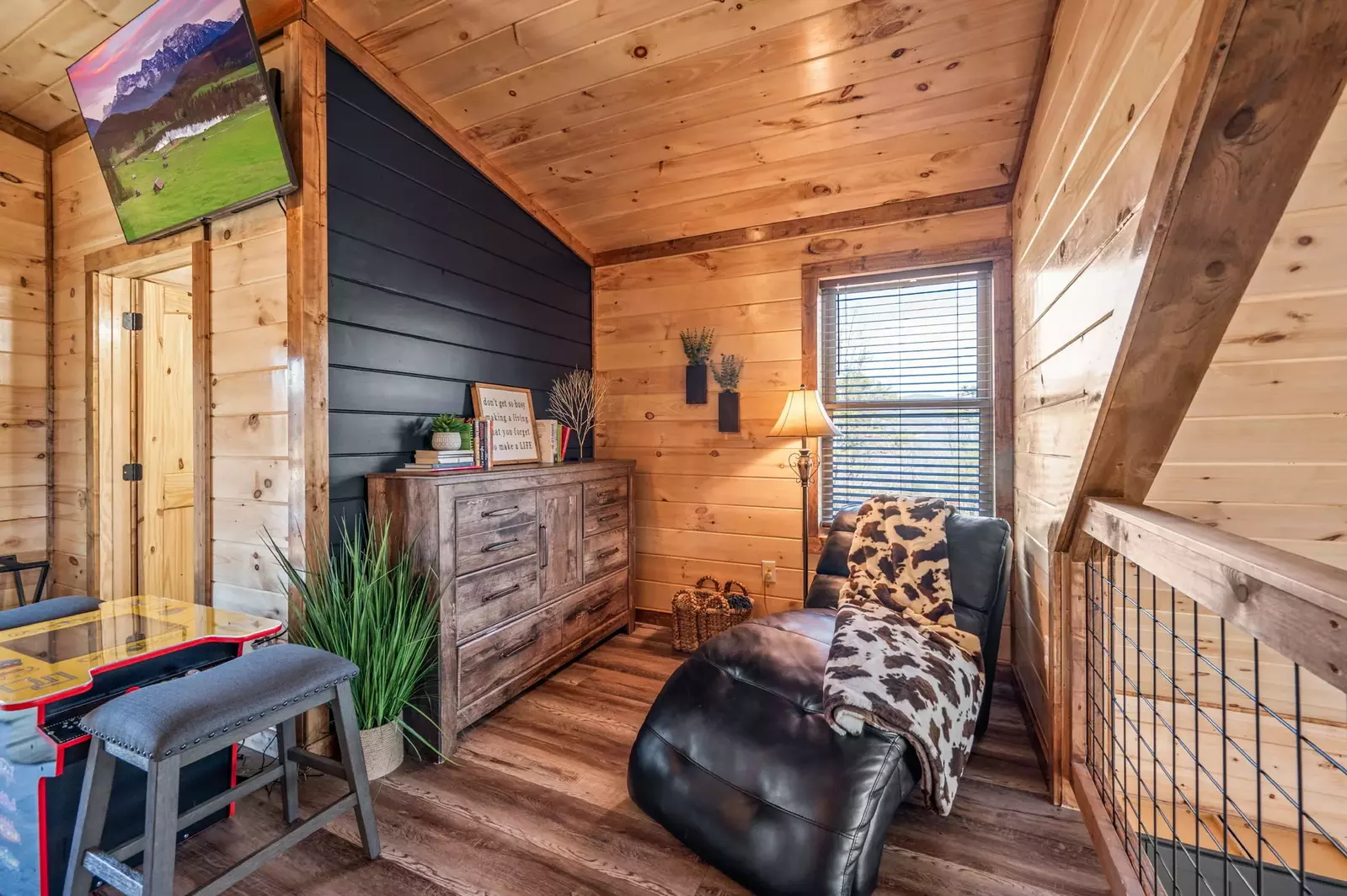 Sitting area in loft