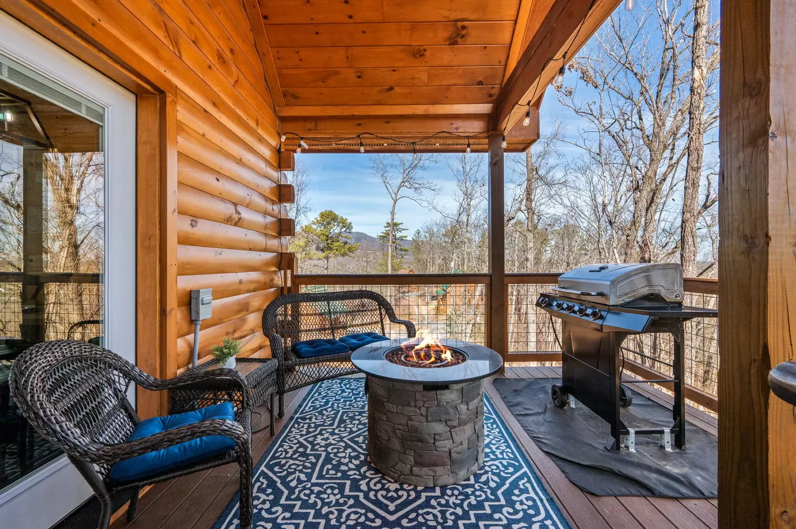 Gas Fire Pit and Grill