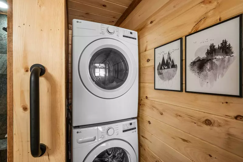 full-size washer and dryer