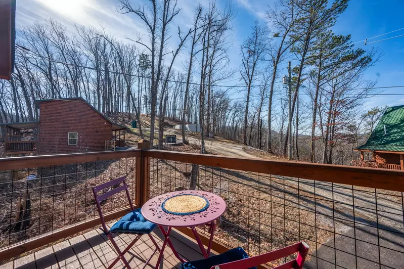 upstairs patio off of the loft