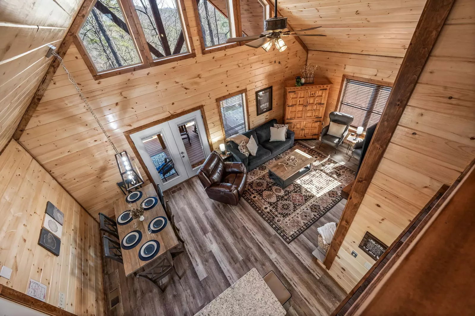 View from upstairs loft