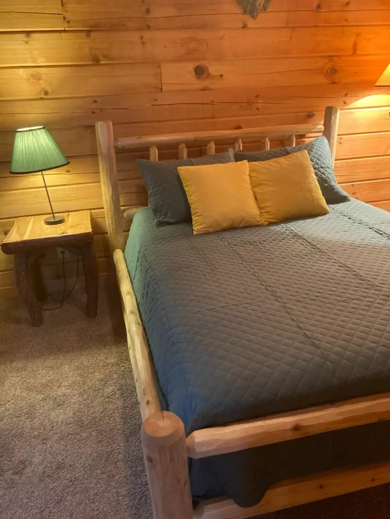 Queen bed in Master bedroom