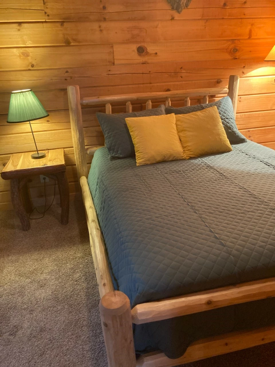 Queen bed in Master bedroom