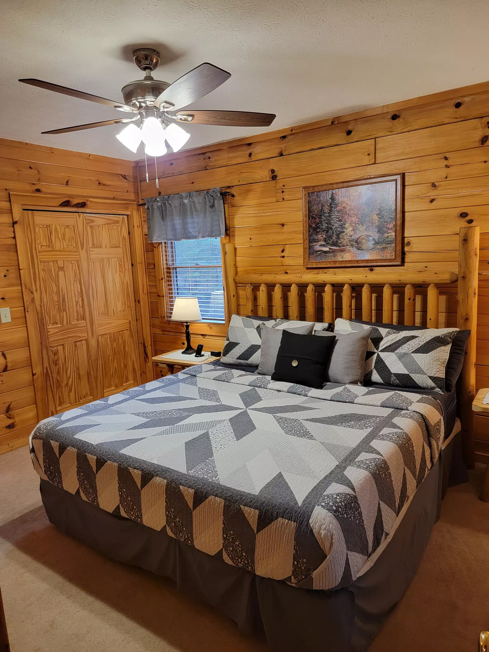 King Bedroom with attached bathroom
