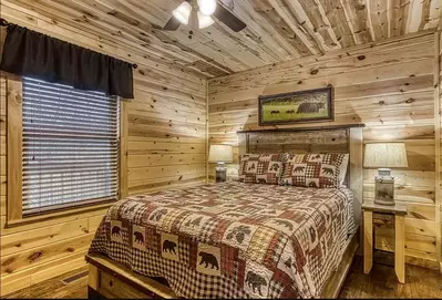 Queen bedroom on main floor