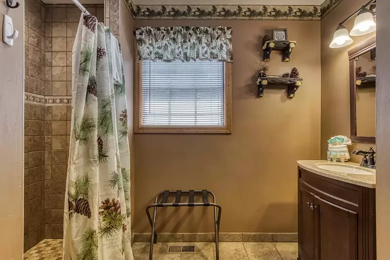 Main floor right attached bathroom