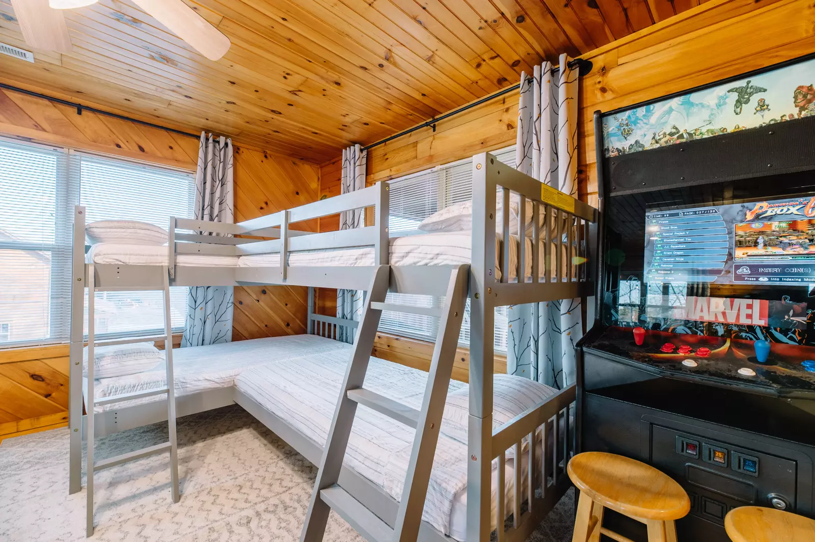  and includes for bunk beds for additional sleeping space