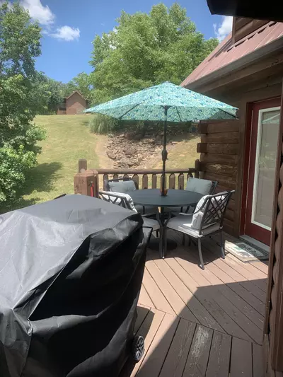 Grill and Patio on Deck