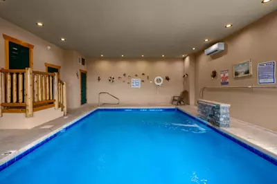 Kids will LOVE this enormous 15x20ft private heated pool!