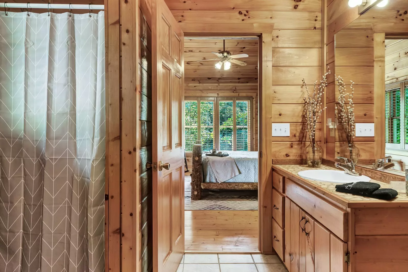 A private en suite makes the room complete.