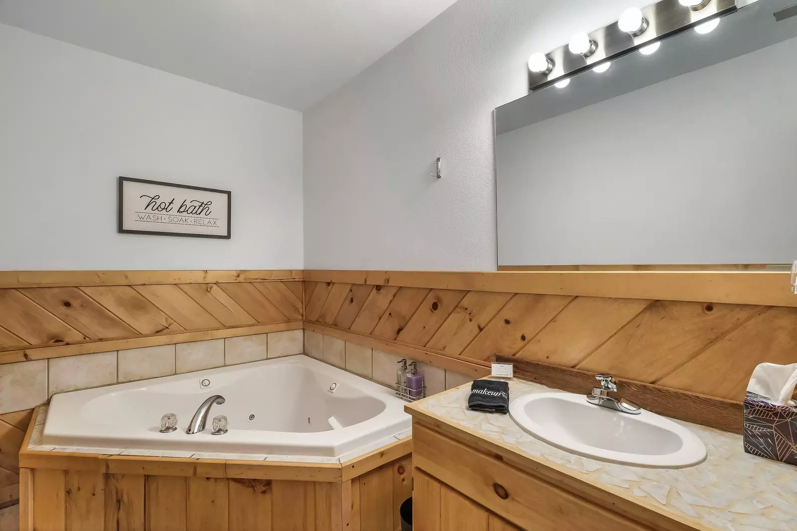 Basement bathroom - jacuzzi tub included.