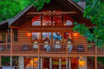 Cabin cozy feel