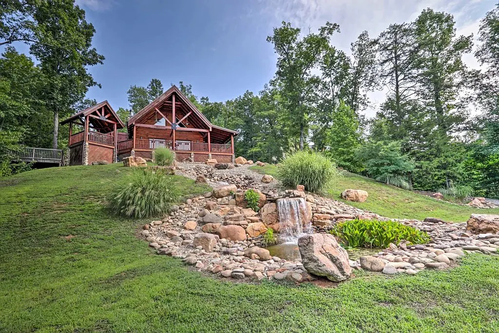 You get your own private waterfall !