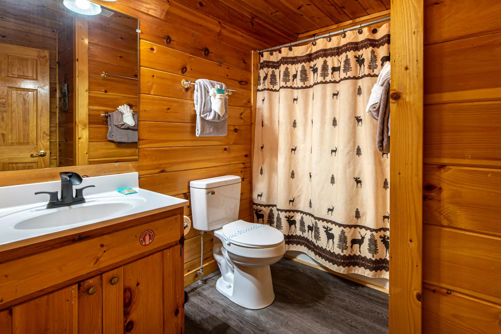 Full Bath #3 - upper level - shared by Bedrooms 3 and 4