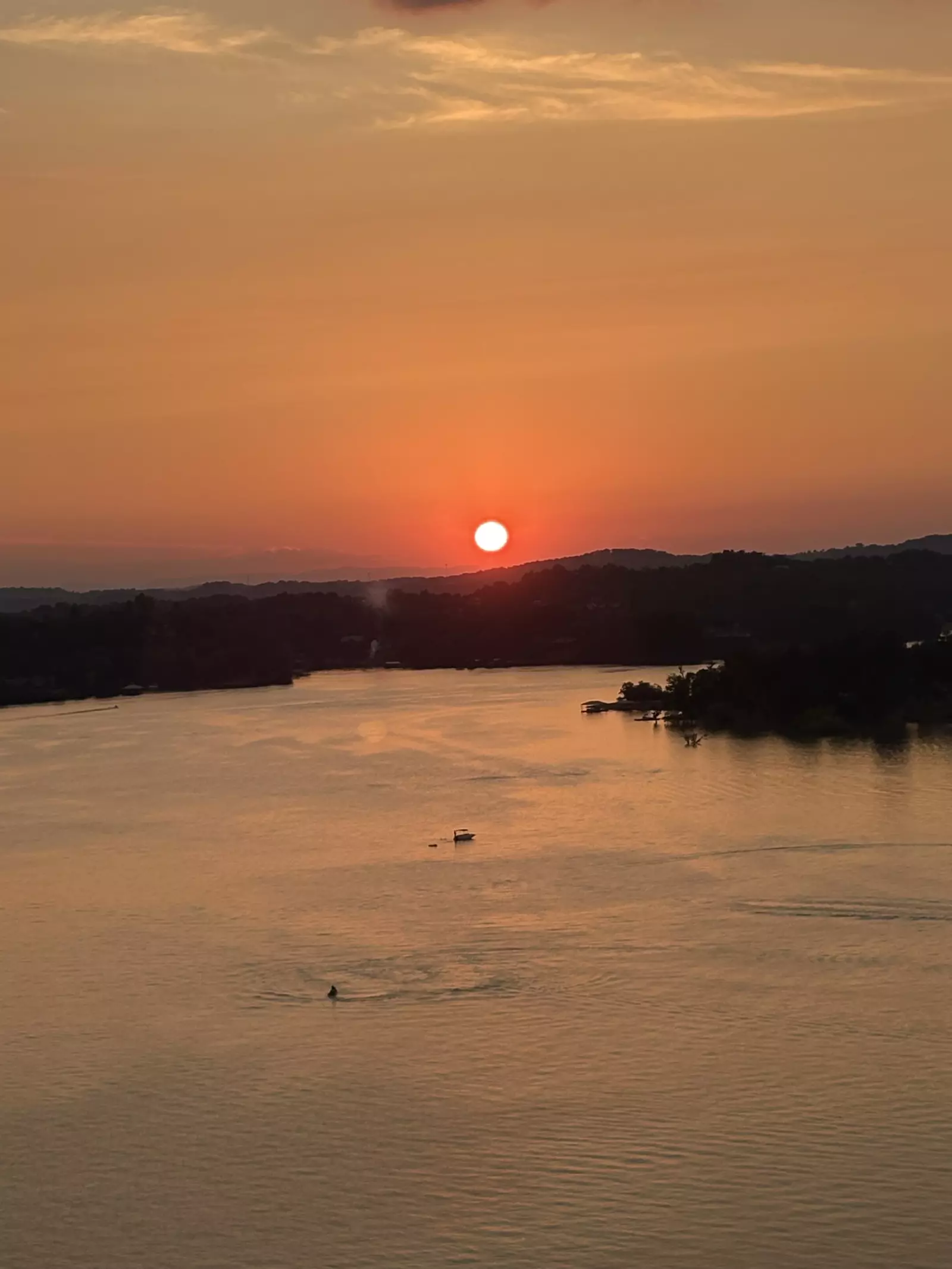 Sunset at Lake View Therapy