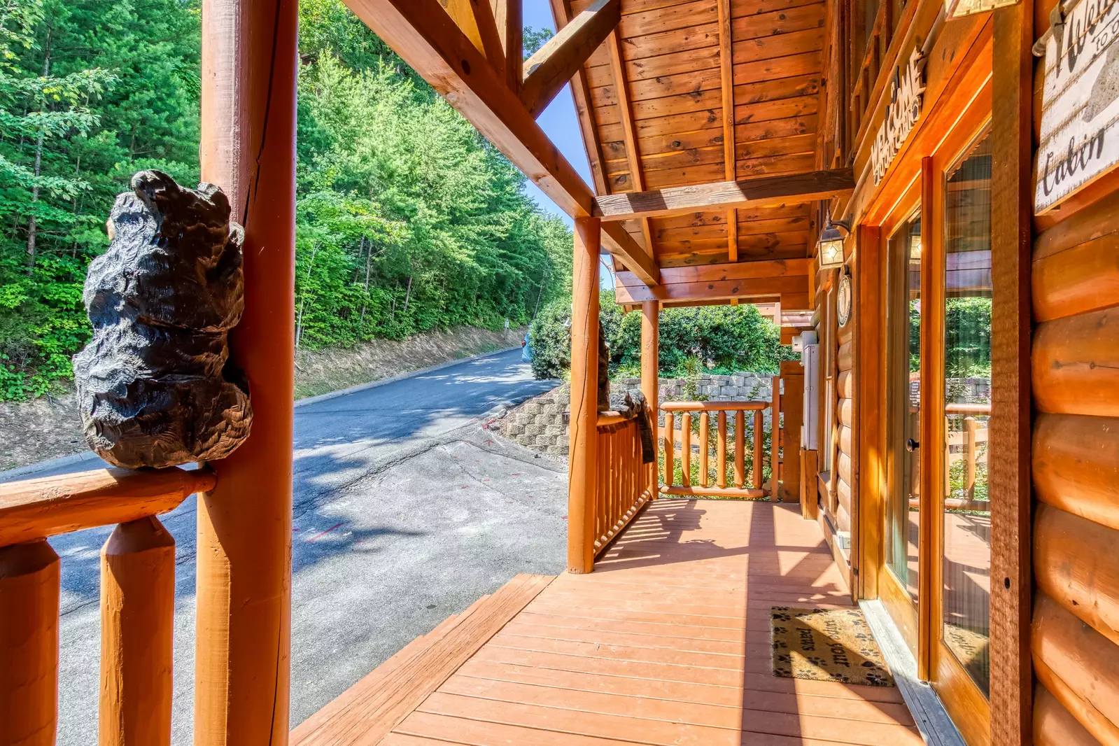 Wet and Wild covered entry deck