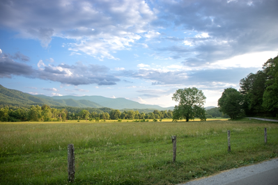 cades cove is beautiful during summer in the Smoky Mountains