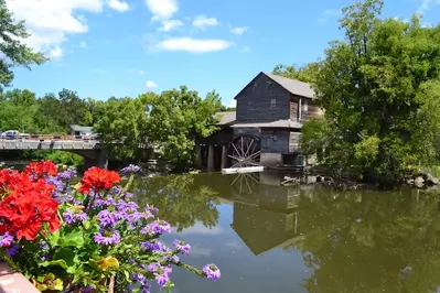 visiting The Old Mill is a must for a Smoky Mountain romantic getaway