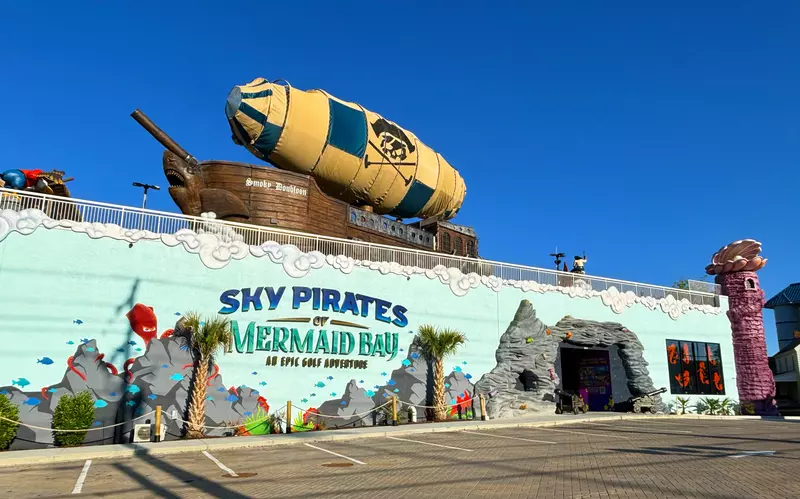 Sky Pirates of Mermaid Bay pigeon forge tn