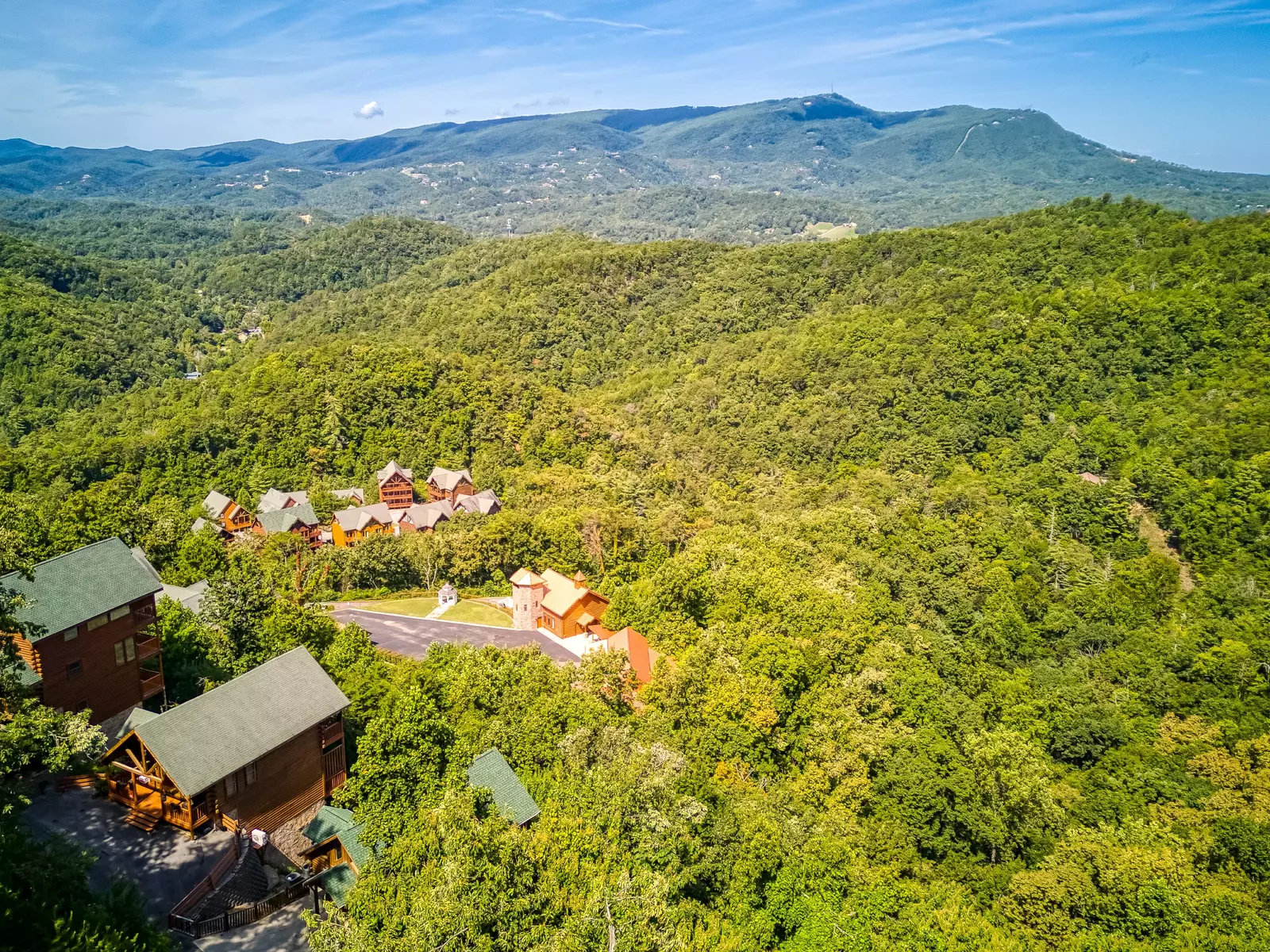 Wet and Wild resort and mountain views