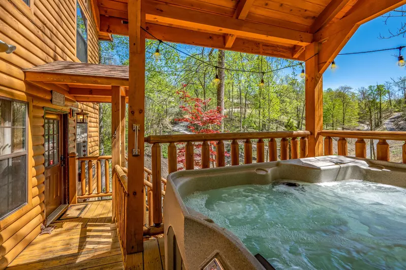 Permanent Vacation, a cozy 1-bedroom cabin tucked in the woods of Sevierville. Guests love its quiet, private setting—perfect for honeymoons, anniversaries, or small family getaways. Just 8 miles from the Parkway in Pigeon Forge, you’ll enjoy the best of both worlds: peaceful seclusion and easy access to the Smoky Mountains’ best attractions.