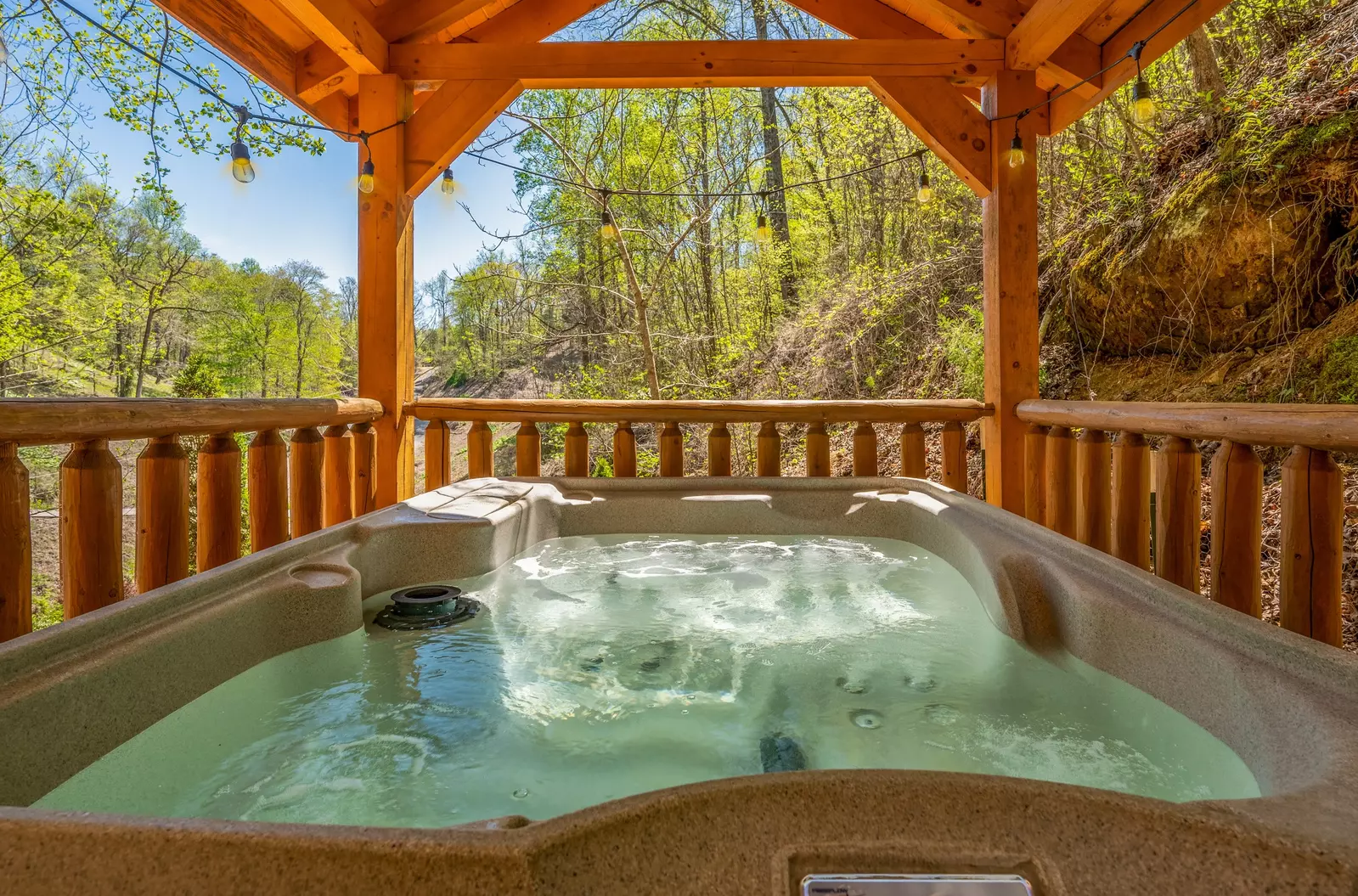 Permanent Vacation, a cozy 1-bedroom cabin tucked in the woods of Sevierville. Guests love its quiet, private setting—perfect for honeymoons, anniversaries, or small family getaways. Just 8 miles from the Parkway in Pigeon Forge, you’ll enjoy the best of both worlds: peaceful seclusion and easy access to the Smoky Mountains’ best attractions.