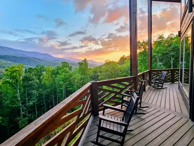 Property image, Interior, of Luxe Alpine Haven Cabin and Spa