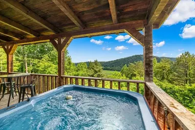 black bear's den is one of our best cheap cabins in pigeon forge tn