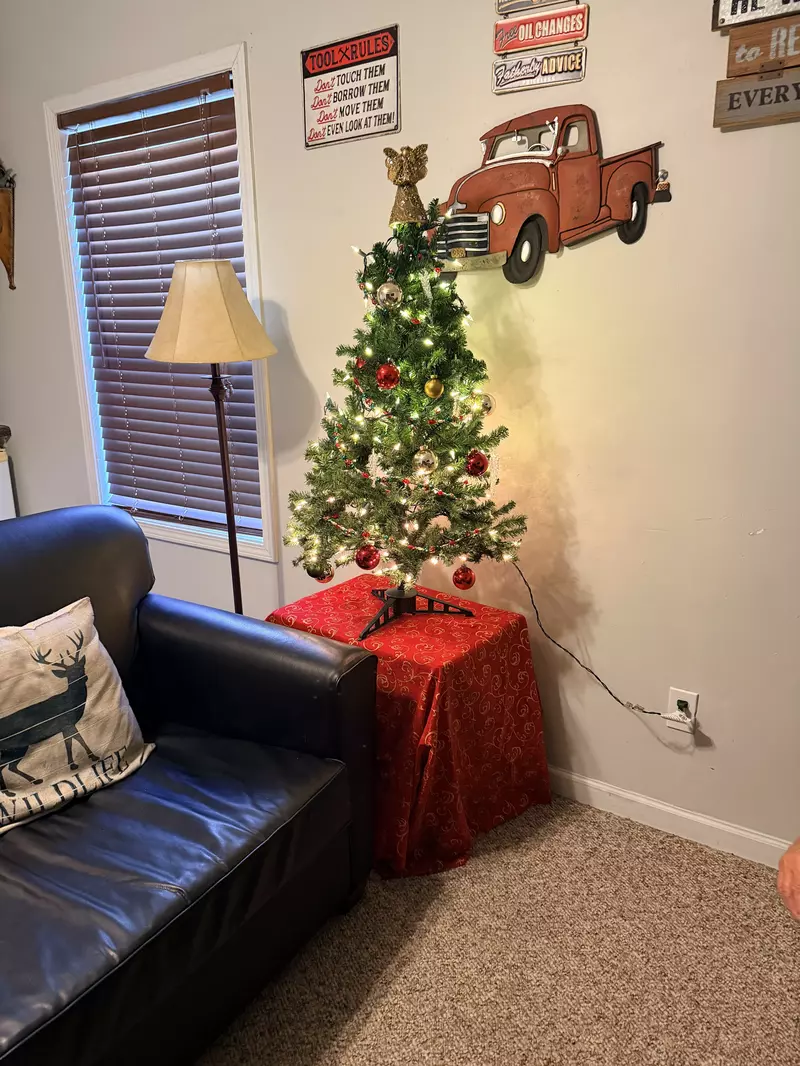 Amazing Grace decorated for Winterfest