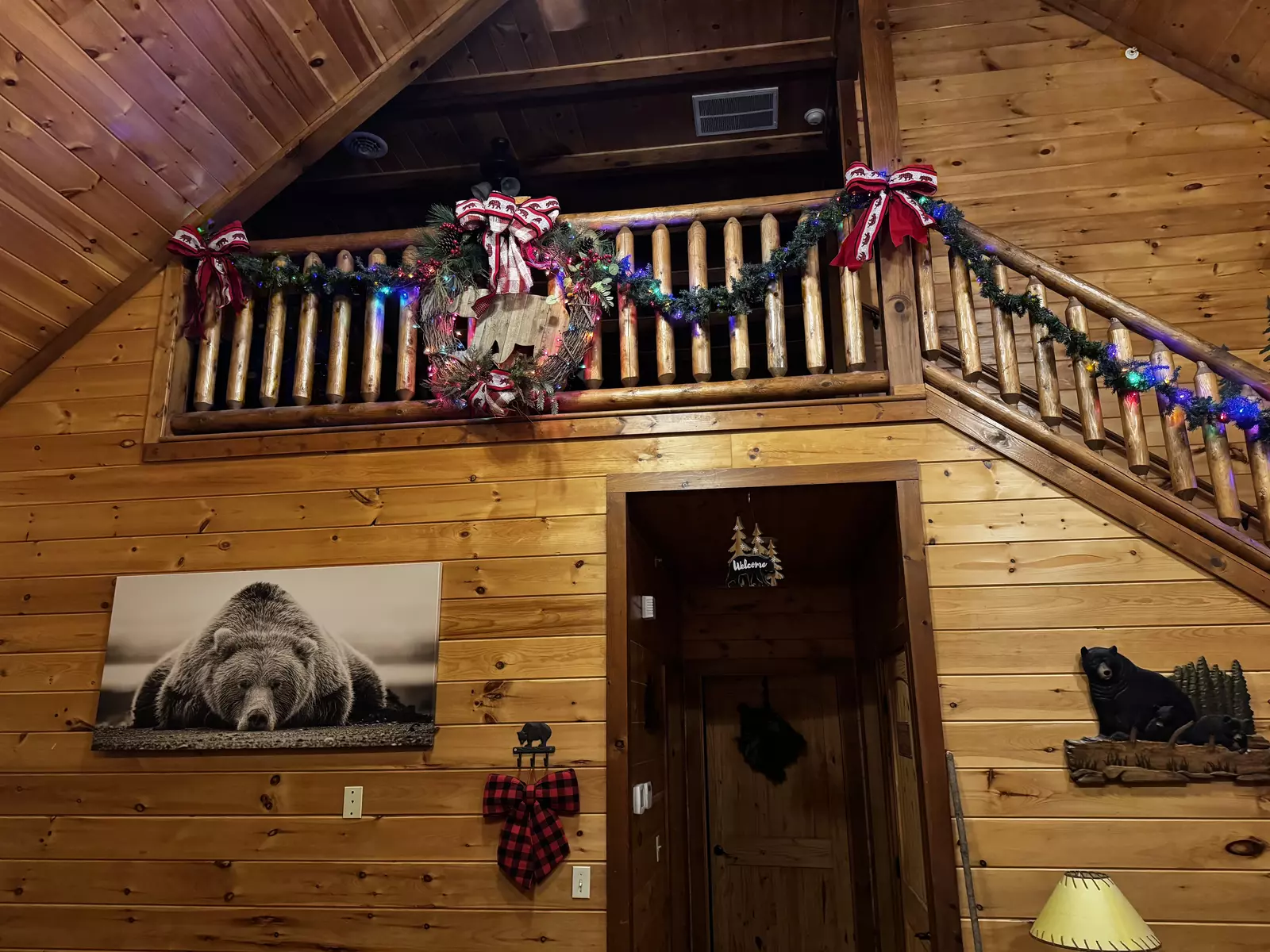 The Bear Cubs Winterfest decorations