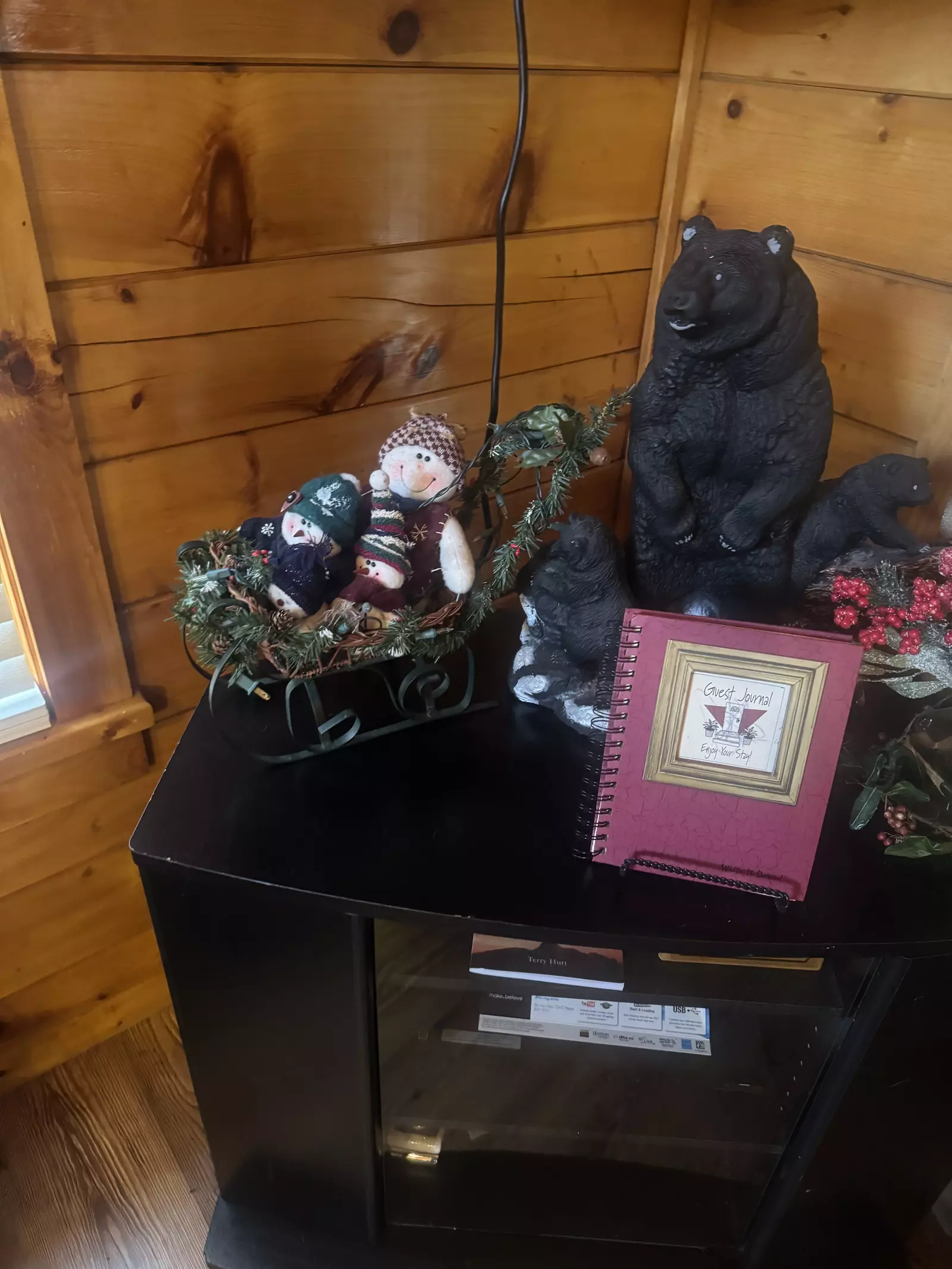 Three Bears holiday decorations