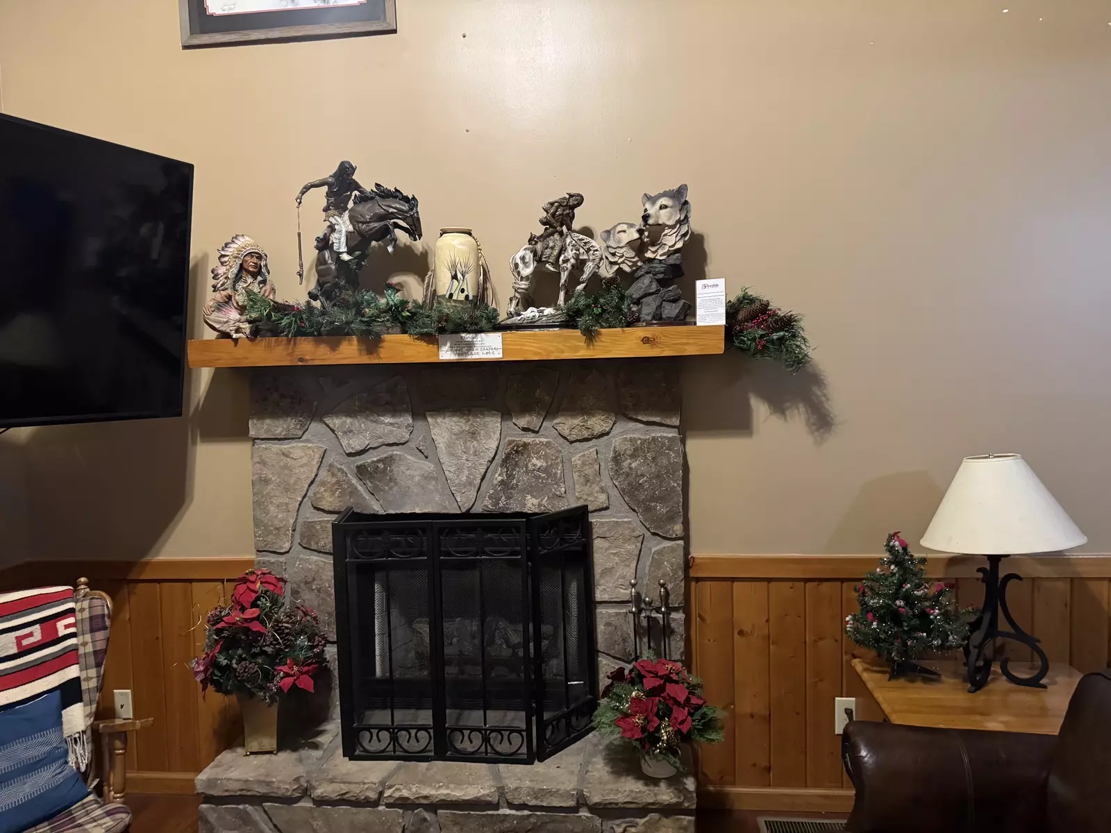 Dances with Wolves Winterfest decorations